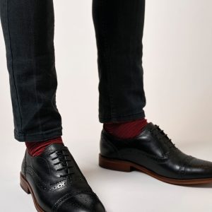 FOSSE3571 Lace-Up Brogue Shoes