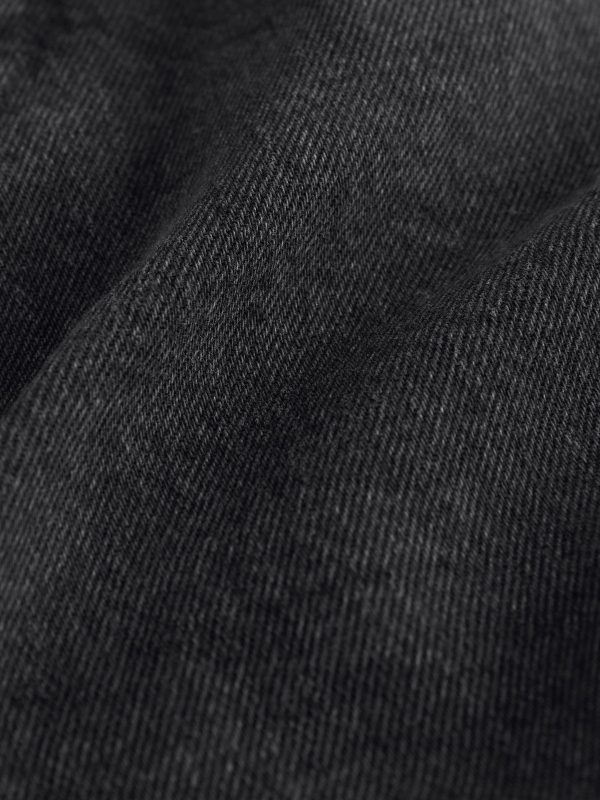 FOSSE3544 Black Denim Mini Skirt - Image 6