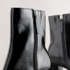 FOSSE3588 Black Block Heeled Ankle Boots - Image 8