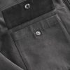FOSSE3537 Grey Faux Suede Zip Through Shacket - Image 9
